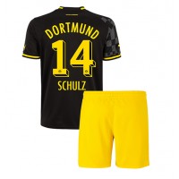 Borussia Dortmund Nico Schulz #14 Fußballbekleidung Auswärtstrikot Kinder 2022-23 Kurzarm (+ kurze hosen)
